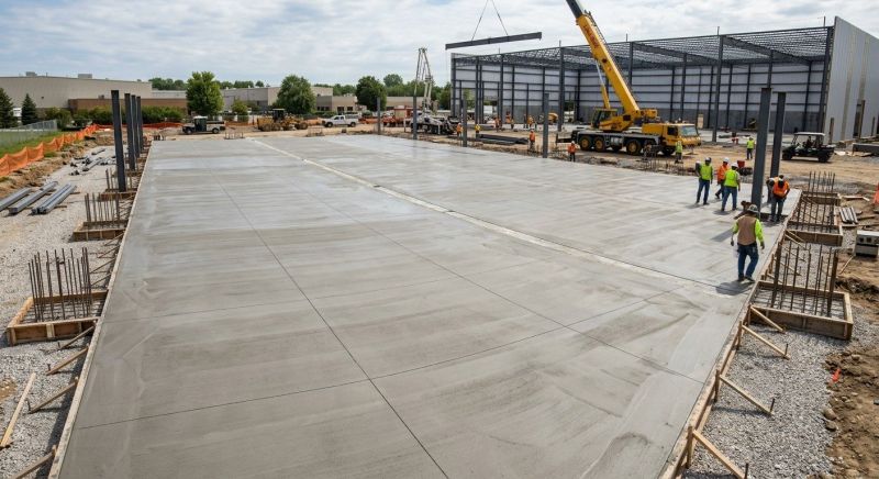 Commercial Slab Installation in Bellingham, WA