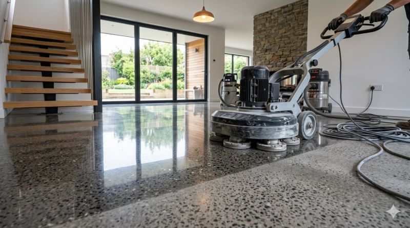 Patio Concrete Polishing in Corpus Christi, TX